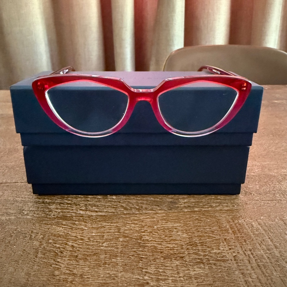 Red Cat-Eye LA Eyeworks Frames